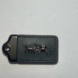 Coach Charm in Black 2.5 x 1.25